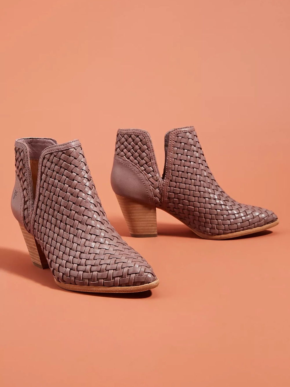 Anthropologie Frye Reed Woven Booties - Size 6